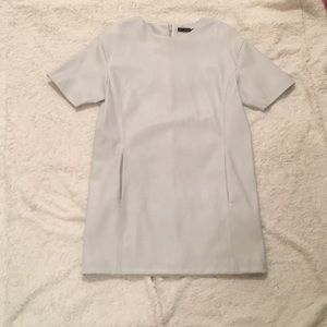 NWT Faux leather Zara dress
